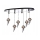ITALUX - Lampadario a sospensione con filo CARLO 10xG4/20W/230V