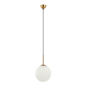 ITALUX - Lampadario a sospensione con filo DEORE 1xE27/40W/230V diametro 25 cm bronzo