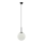 ITALUX - Lampadario a sospensione con filo DEORE 1xE27/40W/230V diametro 25 cm nero