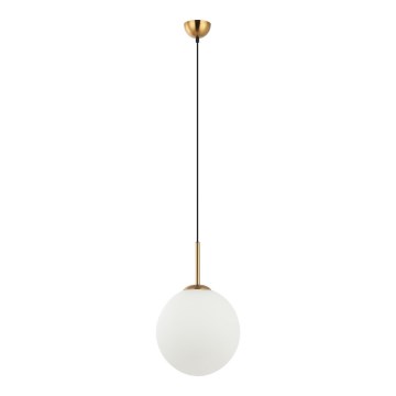 ITALUX - Lampadario a sospensione con filo DEORE 1xE27/40W/230V diametro 30 cm bronzo