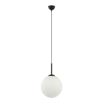 ITALUX - Lampadario a sospensione con filo DEORE 1xE27/40W/230V diametro 30 cm nero