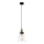 ITALUX - Lampadario a sospensione con filo FRANCIS 1xE27/40W/230V nero/oro