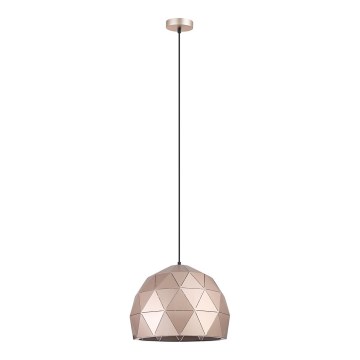 ITALUX - Lampadario a sospensione con filo HARLEY 1xE27/40W/230V Oro rosa