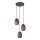 ITALUX - Lampadario a sospensione con filo HARLEY 3xE27/40W/230V antracite