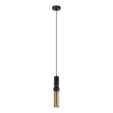 ITALUX - Lampadario a sospensione con filo ISIDORA 1xGU10/25W/230V nero/bronzo