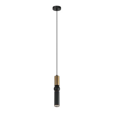 ITALUX - Lampadario a sospensione con filo ISIDORA 1xGU10/25W/230V nero/bronzo