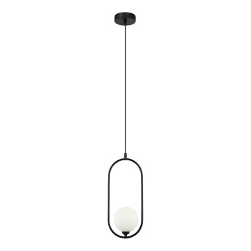 ITALUX - Lampadario a sospensione con filo LUPUS 1xG9/25W/230V nero