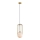 ITALUX - Lampadario a sospensione con filo MATTY 1xE27/40W/230V 95,5 cm oro