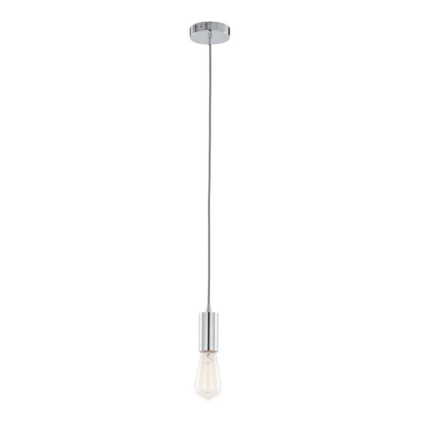 ITALUX - Lampadario a sospensione con filo MODERNA 1xE27/60W/230V cromo lucido