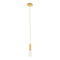 ITALUX - Lampadario a sospensione con filo MODERNA 1xE27/60W/230V oro