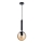 ITALUX - Lampadario a sospensione con filo RAVENA 1xE27/10W/230V nero