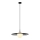 ITALUX - Lampadario a sospensione con filo SALLY 1xE27/40W/230V nero