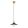 ITALUX - Lampadario a sospensione con filo VERDA 1xE27/40W/230V diametro 26 cm nero