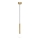 ITALUX - Lampadario a sospensione FILANO 1xG9/5W/230V, dorato