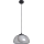 ITALUX - Lampadario a sospensione su cavo AINALE 1xG9/7W/230V nero/fumé