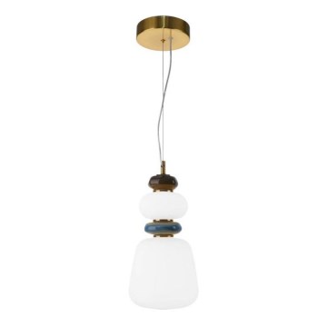 ITALUX - Lampadario LED a sospensione con cavo EVANS LED/12W/230V 3000K dorato/bianco