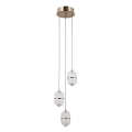 ITALUX - Lampadario LED su cavo ALANI 3xLED/5W/230V 3000K oro