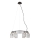 ITALUX - Lampadario sospeso a cavo SIMONA 6xE14/40W/230V nero/oro