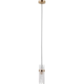 ITALUX - Lampadario sospeso a cavo TARASO 1xE14/40W/230V dorato
