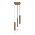 ITALUX - Lampadario sospeso con cavo FILANO 3xG9/5W/230V marrone