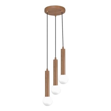 ITALUX - Lampadario sospeso con cavo FILANO 3xG9/5W/230V marrone
