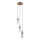 ITALUX - Lampadario sospeso TARASO 3xE14/40W/230V oro
