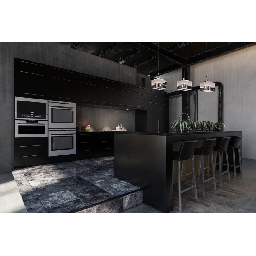 ITALUX - Lampadario a sospensione con filo CUBRIC 3xG9/28W/230V