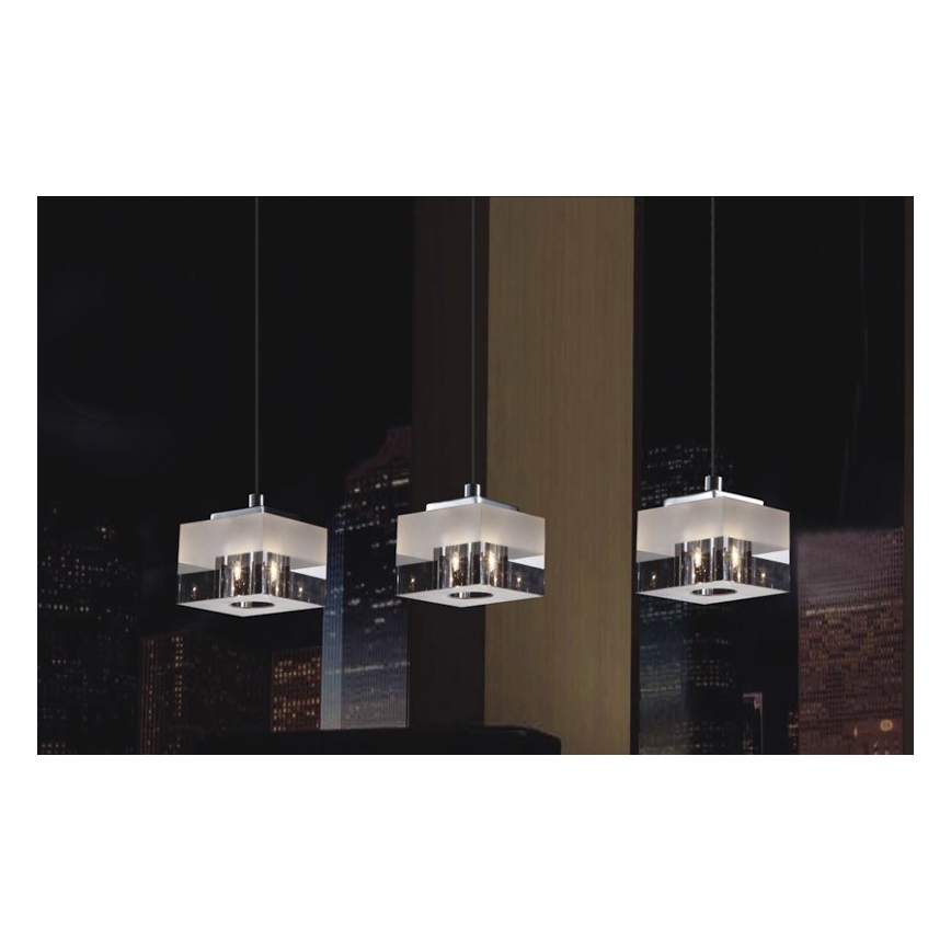 ITALUX - Lampadario a sospensione con filo CUBRIC 3xG9/28W/230V