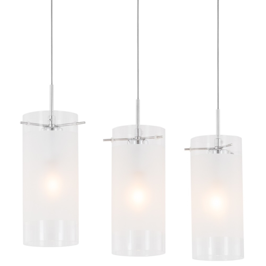 ITALUX - Lampadario a sospensione con filo BLEND 3xE27/60W/230V
