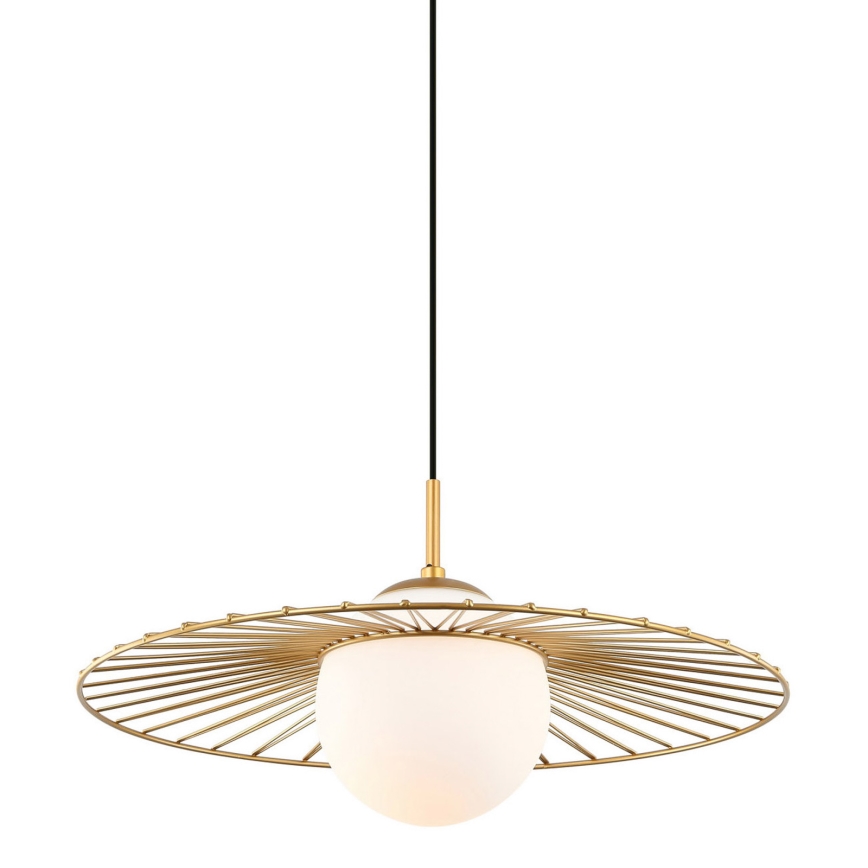 ITALUX - Lampadario a sospensione con filo SALLY 1xE27/40W/230V oro