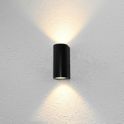 ITALUX - Lampada da parete esterna GENTA 2xGU10/40W/230V IP54 15 cm