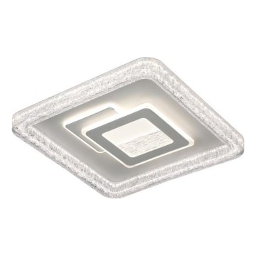ITALUX - Plafoniera LED dimmerabile TEMPIO LED/55W/230V 3000-6500K 50x50 cm bianca + telecomando