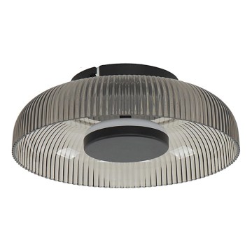 ITALUX - Plafoniera LED PASSO LED/8W/230V 3000K Ø 25 cm nero fumé