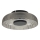 ITALUX - Plafoniera LED PASSO LED/8W/230V 3000K Ø 25 cm nero fumé