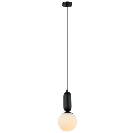 ITALUX - Lampadario a sospensione con filo ALDEVA 1xE27/40W/230V nero