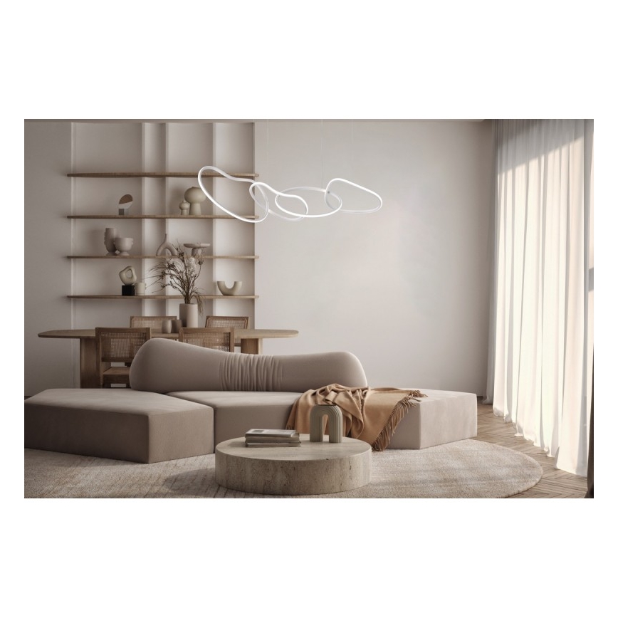 ITALUX - Lampadario a sospensione con cavo FONTE LED/60W/230V 3000/4000/6000K bianco