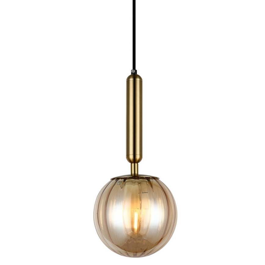 ITALUX - Lampadario a sospensione con filo RAVENA 1xE27/5W/230V ottone