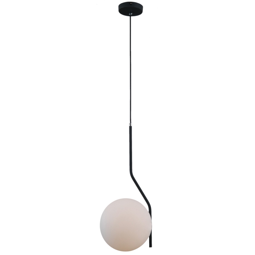 ITALUX - Lampadario a sospensione con filo CARIMI 1xE27/5W/230V nero