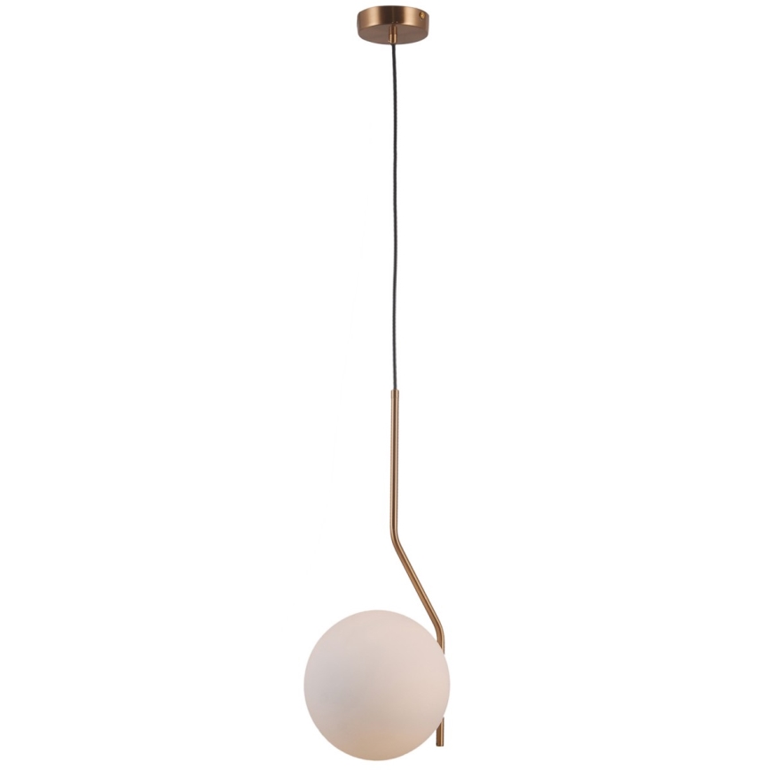 ITALUX - Lampadario a sospensione con filo CARIMI 1xE27/5W/230V ottone