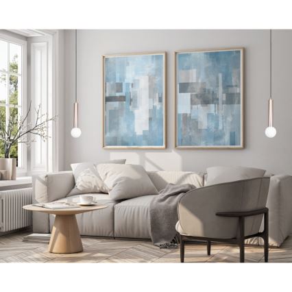 ITALUX - Lampadario su cavo FILANO 1xG9/5W/230V oro rosa