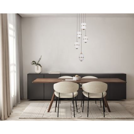 ITALUX - Lampadario LED su cavo ALANI 5xLED/5,6W/230V 3000K oro