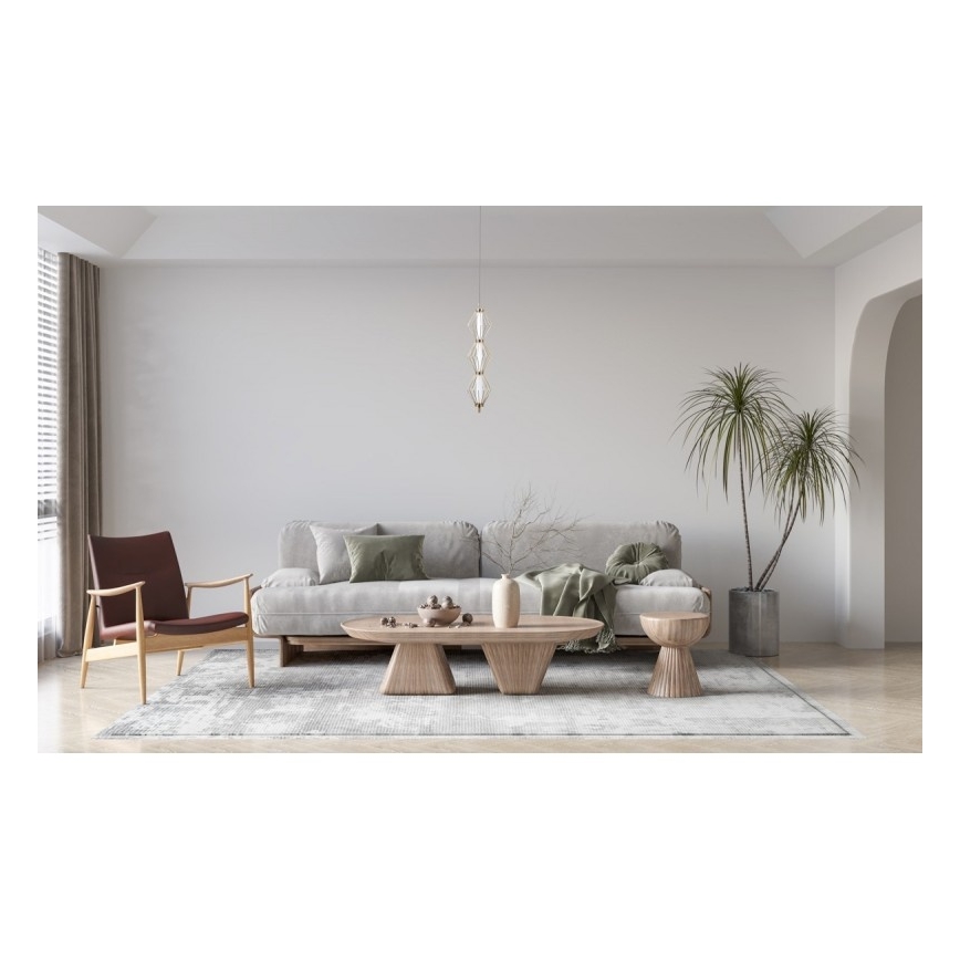 ITALUX - Lampada a sospensione con cavo SEVILLA LED/15W/230V 3000K finitura oro