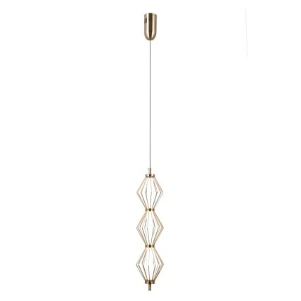 ITALUX - Lampada a sospensione con cavo SEVILLA LED/15W/230V 3000K finitura oro