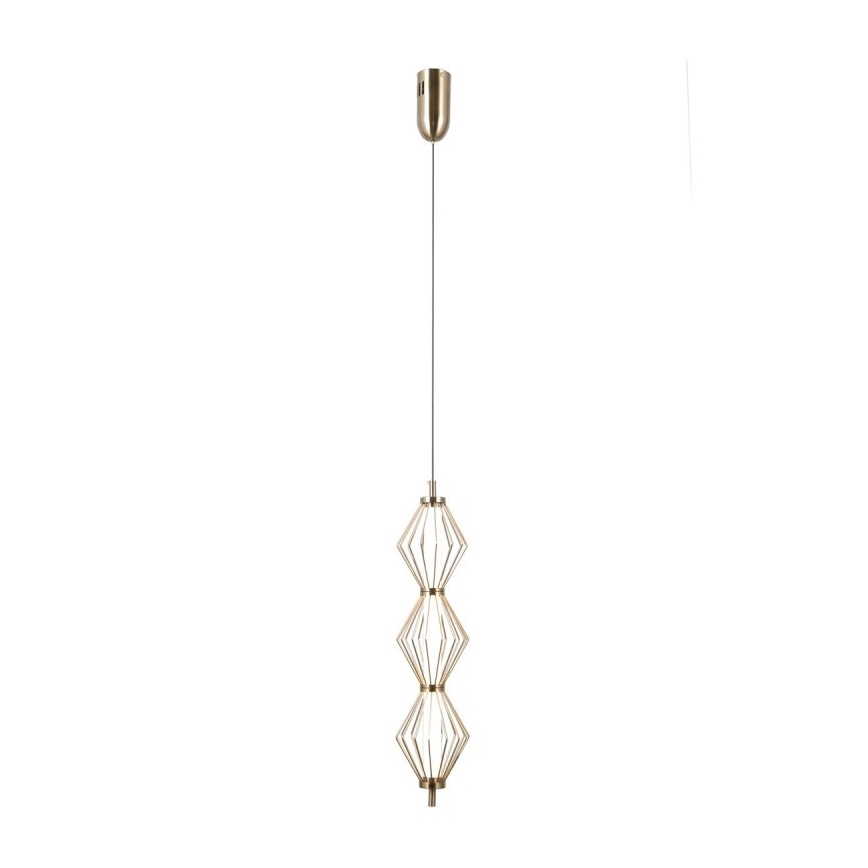 ITALUX - Lampada a sospensione con cavo SEVILLA LED/15W/230V 3000K finitura oro
