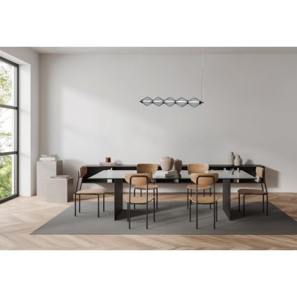 ITALUX - Lampadario LED su cavo SEVILLA LED/25W/230V 3000K nero