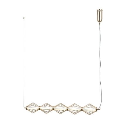 ITALUX - Sospensione LED a cavo SEVILLA LED/25W/230V 3000K dorata