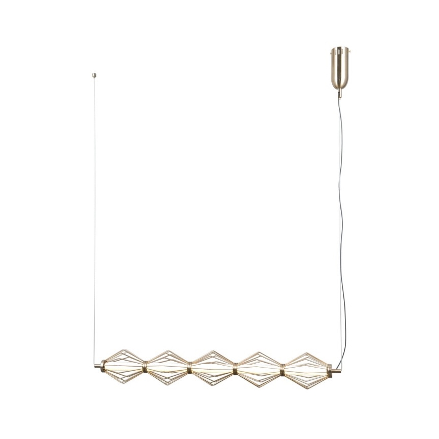 ITALUX - Sospensione LED a cavo SEVILLA LED/25W/230V 3000K dorata