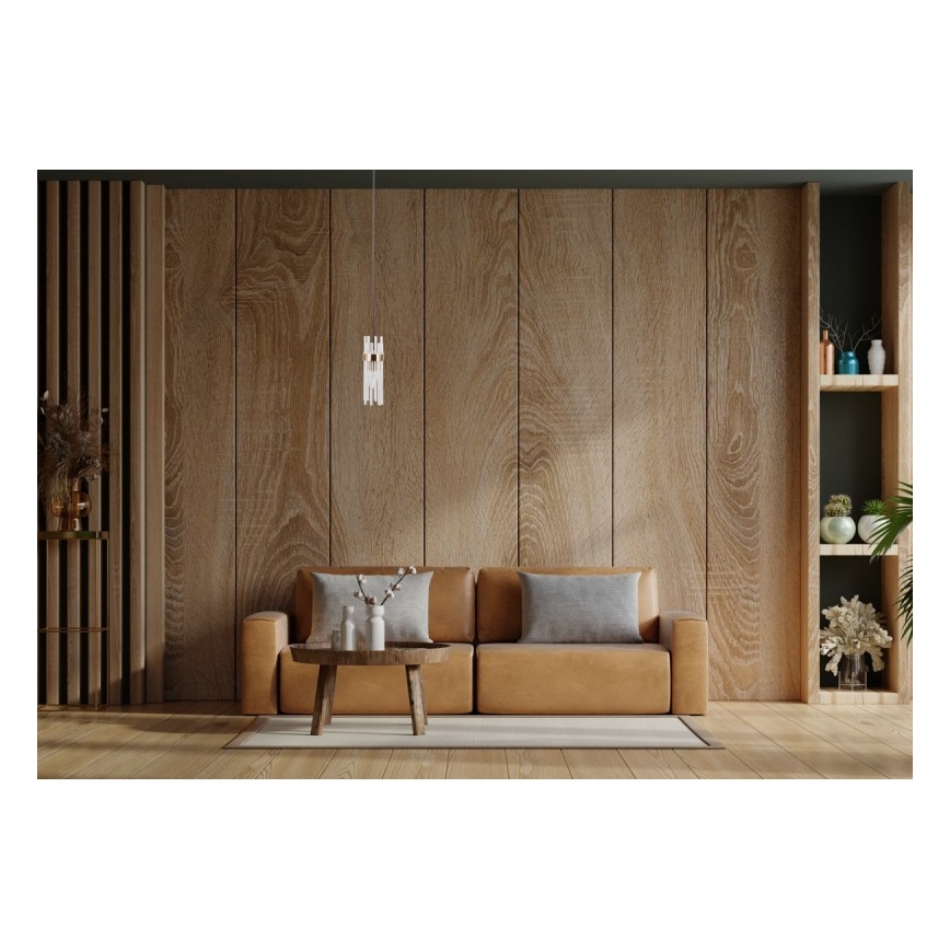 ITALUX - Lampadario sospeso a cavo TARASO 1xE14/40W/230V dorato