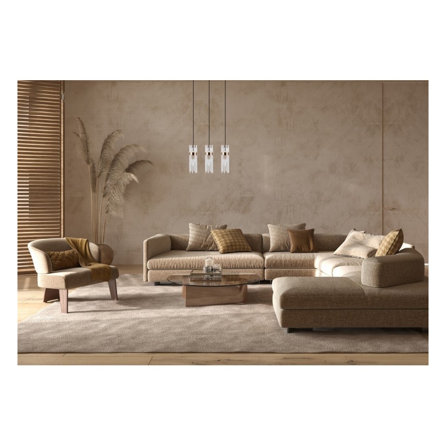 ITALUX - Lampadario sospeso TARASO 3xE14/40W/230V oro