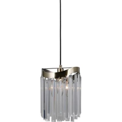 ITALUX - Lampadario a sospensione con filo SABRIGA 1xE14/40W/230V cromo opaco